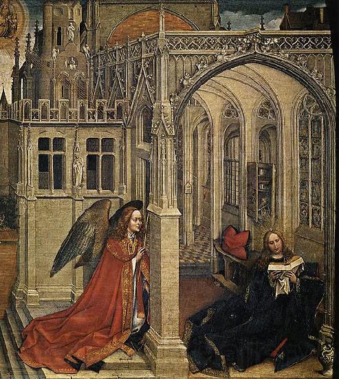 Robert Campin Annunciation Spain oil painting art